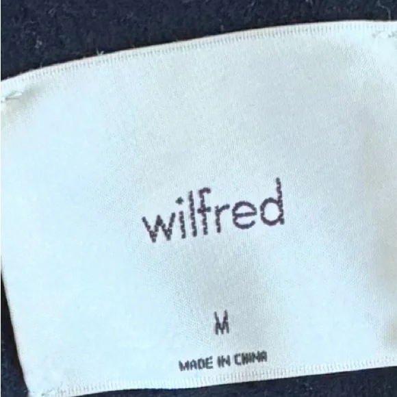 Wool Wilfred Black Women's Coat - Picture 6 of 6